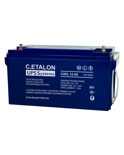 C.ETALON CHRL 12-65. Аккумулятор герметичный свинцово-кислотный. ETALON в Назрани