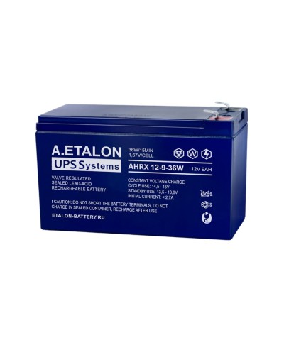 A.ETALON AHRX 12-9-36W. Аккумулятор герметичный свинцово-кислотный. ETALON в Назрани