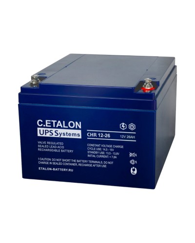 C.ETALON CHR 12-26. Аккумулятор герметичный свинцово-кислотный. ETALON в Назрани