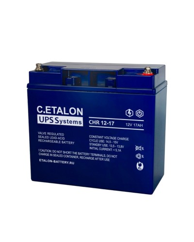 C.ETALON CHR 12-17. Аккумулятор герметичный свинцово-кислотный. ETALON в Назрани