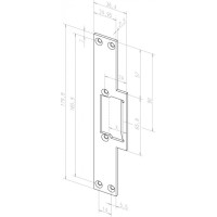 Eff-Eff (----16940-01). Планка, плоская, короткая. Eff-Eff