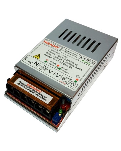 36W/12-24V/95AL. Импульсный блок питания. FARADAY в Назрани