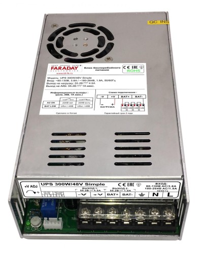 UPS 300W/48V Simple. Блок бесперебойного питания. FARADAY в Назрани