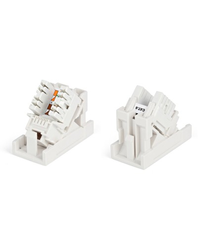 SIP2K-C6-M45-22.5. Вставка 45x22,5 с наклонным модулем RJ-45 категории 6. Hyperline в Назрани