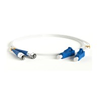FC-D2-9A1-FC/UR-LC/UR-H-1M-LSZH-WH. Патч-корд волоконно-оптический FC-LC. Hyperline