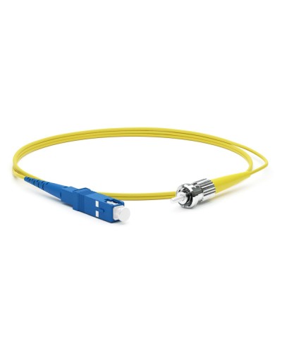 FC-S2-9-SC/UR-ST/UR-H-1M-LSZH-YL. Патч-корд волоконно-оптический одномодовый. Hyperline в Назрани