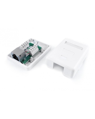 SB1-1-8P8C-C6-SH-WH. Розетка RJ-45. Hyperline в Назрани