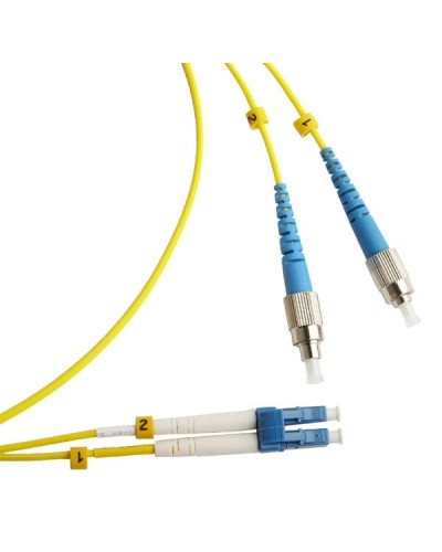 FC-D2-9-FC/UR-LC/UR-H-2M-LSZH-YL. Патч-корд волоконно-оптический FC/UPC-LC/UPC. Hyperline в Назрани