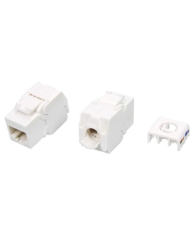 KJ8-8P8C-C6-180-TLS-WH. Вставка Keystone Jack RJ-45. Hyperline в Назрани