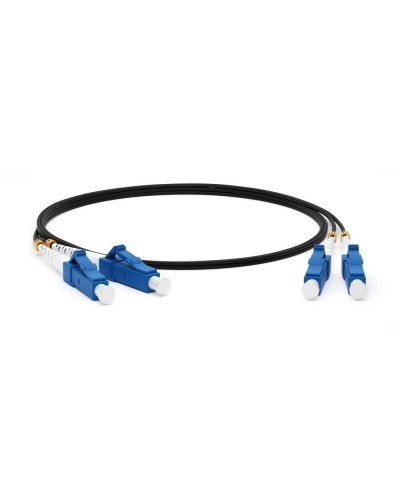 FC-D2-9-LC/UR-LC/UR-H-3M-LSZH-BK. Патч-корд волоконно-оптический одномодовый. Hyperline в Назрани