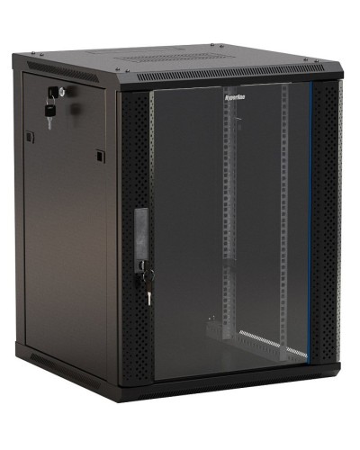 TWB-0966-GP-RAL9004. Шкаф телекоммуникационный 19 настенный 9U. Hyperline в Назрани