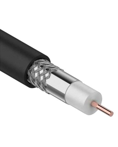 GENERICA RG59 CCS 75Ом FPE PVC белый (CC1-R5F1-111-100-G). Кабель коаксиальный омедненный. IEK в Назрани