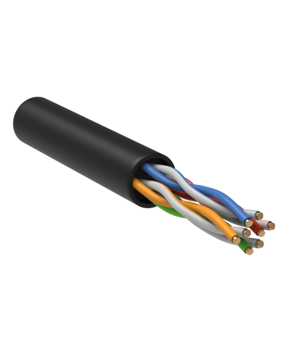 GENERICA U/UTP кат.5E 24AWG 4 пары LDPE черный (BC3-C5E04-139-305-R-G). Кабель «витая пара» (LAN) для структурированных систем связи. IEK в Назрани