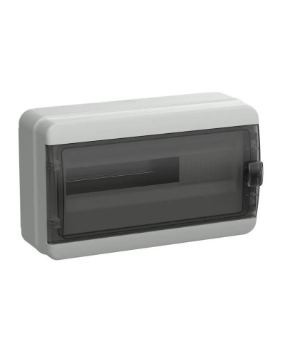 Корпус пластиковый КМПн-18 IP65 TEKFOR (TF5-KP72-N-18-65-K03-K02). Корпус модульный пластиковый черная прозрачная дверь. IEK в Назрани