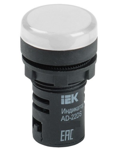 Лампа AD22DS (LED) матрица D22 мм 230В белый (BLS10-ADDS-230-K01). Светосигнальный индикатор. IEK в Назрани