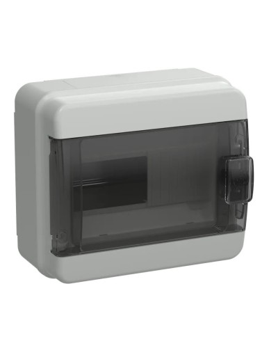 Корпус пластиковый КМПн-8 IP65 TEKFOR (TF5-KP72-N-08-65-K03-K02). Корпус модульный пластиковый черная прозрачная дверь. IEK в Назрани