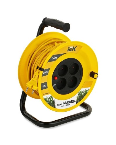 УК30 4 места, 30м (WKP23-06-04-30). Удлинитель на катушке Garden. IEK в Назрани