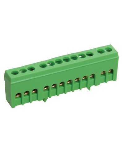 Шина PE земля ШНИ-6х9-10-К-З (YNN10-69-10KD-K06). Шина в корпусном изоляторе на DIN-рейку. IEK в Назрани