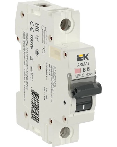 M06N 1P B 6А 6кА ARMAT (AR-M06N-1-B006). Автоматический выключатель. IEK в Назрани