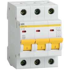 ВА47-29 3P C 4А 4,5кА KARAT (MVA20-3-004-C). Автоматический выключатель. IEK