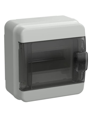 Корпус пластиковый КМПн-6 IP65 TEKFOR (TF5-KP72-N-06-65-K03-K02). Корпус модульный пластиковый черная прозрачная дверь. IEK в Назрани
