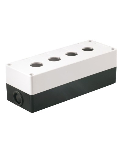 Корпус КП104 для кнопок 4 места белый (BKP10-4-K01). Корпус для кнопочных постов. IEK в Назрани