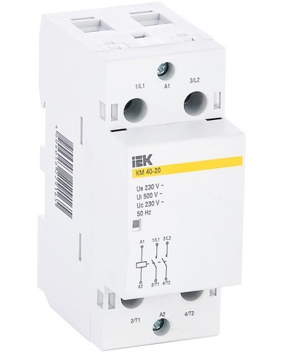 Контактор модульный КМ40-20 AC (MKK11-40-20). Контактор модульный. IEK в Назрани