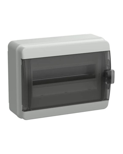 Корпус пластиковый КМПн-12 IP65 TEKFOR (TF5-KP72-N-12-65-K03-K02). Корпус модульный пластиковый черная прозрачная дверь. IEK в Назрани