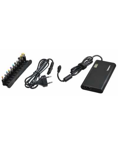 Блок питания Ippon SD90U автоматический 90W 15V-19.5V 11-connectors 4.5A 1xUSB 2.1A, LCD индикатор (705053). Блок питания. Ippon в Назрани