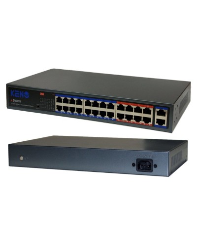 KN-SW2402POE+. Коммутатор с питанием по PoE. KENO в Назрани