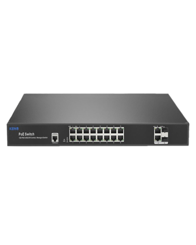 KN-SW1602SFP/M2. Коммутатор с питанием по PoE. KENO в Назрани