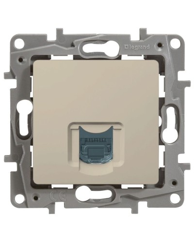 Розетка 5e, UTP, 1хRJ45, ETIKA, слоновая кость (672341). Розетка. LegranD в Назрани