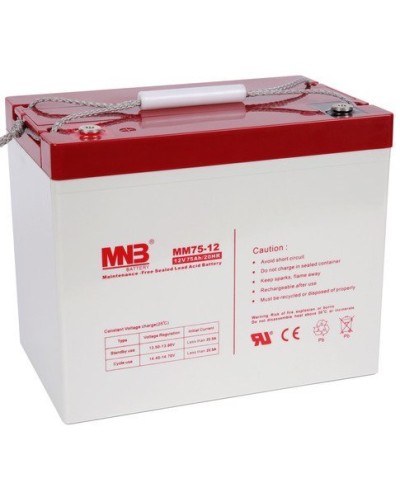MNB MM 75-12. Аккумулятор герметичный свинцово-кислотный. MNB в Назрани