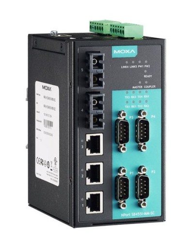 NPort S8455I-SS-SC. 4-портовый преобразователь. MOXA в Назрани