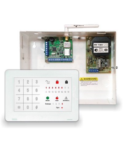 NV 1010c/8524. Устройство оконечное объектовое приемно-контрольное c GSM коммуникатором. NAVIgard в Назрани
