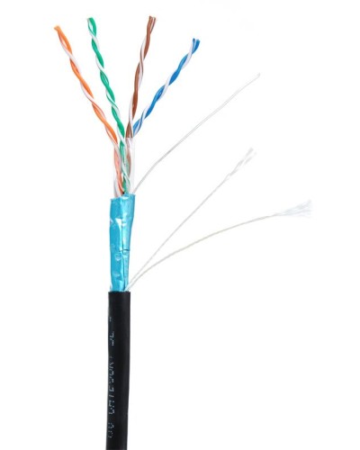 F/UTP 4pair, Cat5e, Out, PE (EC-UF004-5E-PE-BK-1). Кабель «витая пара» (LAN) для структурированных систем связи. NETLAN в Назрани