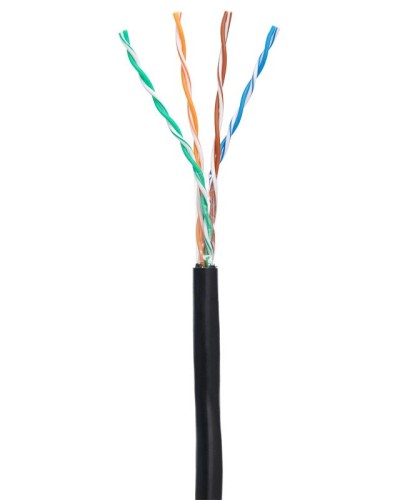 U/UTP 4pair, Cat5e, Out, PE (EC-UU004-5E-PE-BK-1). Кабель «витая пара» (LAN) для структурированных систем связи. NETLAN в Назрани