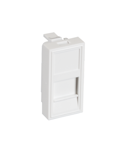 EC-IMH-1-WT-10 (10шт). Вставка 45x45 (Mosaic) для 1 модуля Keystone Jack. NETLAN в Назрани