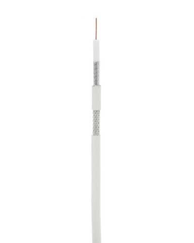 RG-6 CCS, In, PVC (EC-C2-32123A-WT-1). Кабель коаксиальный омедненный. NETLAN в Назрани