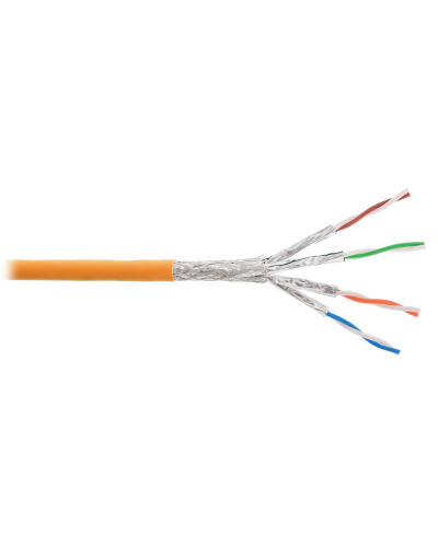 S/FTP, 4pair, Cat.6a, Solid, In, LSZH (NKL 9355C-OR). Кабель «витая пара» (LAN) для структурированных систем связи. NIKOLAN в Назрани