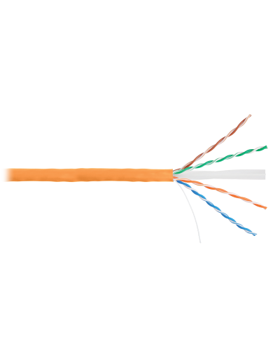 U/UTP 4pair, Cat6a, Solid, In, нг(А)-HF (NMC 9155C-OR). Кабель «витая пара» (LAN) для структурированных систем связи. NIKOMAX в Назрани