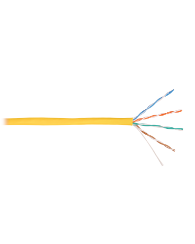 U/UTP 4pair, Cat5e, Solid, In, PVC (NMC 4100A-YL). Кабель «витая пара» (LAN) для структурированных систем связи. NIKOMAX в Назрани