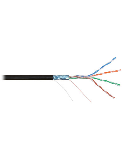 F/UTP 4pair, Cat5e, Solid, In/Out, нг(А)-HF (NMC 4200C-BK). Кабель «витая пара» (LAN) для структурированных систем связи. NIKOMAX в Назрани