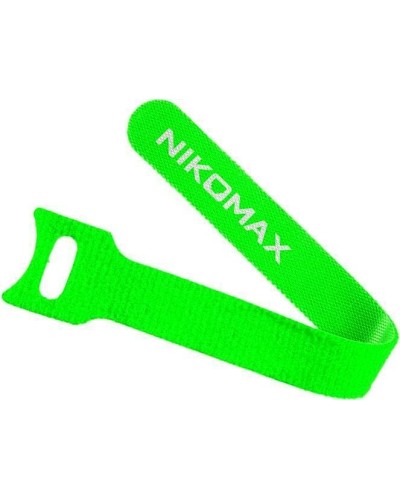 NMC-CTV150-12-SB-GN-10 (10шт). Стяжка-липучка с мягкой пряжкой. NIKOMAX в Назрани