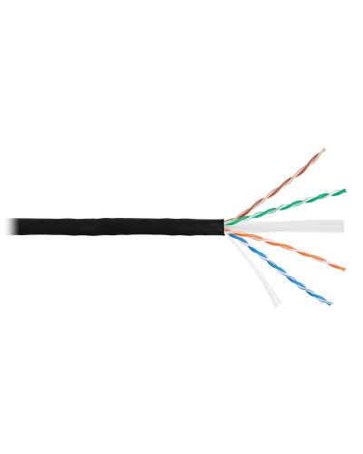 U/UTP 4pair, Cat6, Solid, Out, PVC (NMC 4140B-BK). Кабель «витая пара» (LAN) для структурированных систем связи. NIKOMAX в Назрани