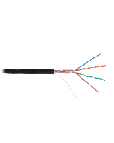 U/UTP 4pair, Cat5e, Solid, Out, PVC (NMC 4100B-BK). Кабель «витая пара» (LAN) для структурированных систем связи. NIKOMAX в Назрани