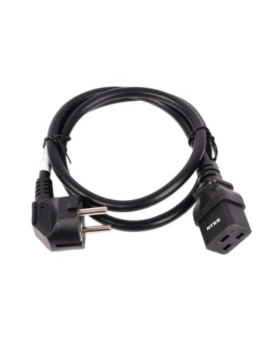 NTSS-PC19772 C19-Schuko проводник.:3х1.5мм2 3м 220/250В 16А черный. Кабель питания. NTSS в Назрани