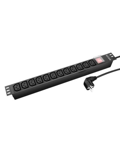 NTSS-PDU-DA2039 гор.размещ. 12xC13 базовые 16A Schuko 2м. Блок розеток 19. NTSS в Назрани