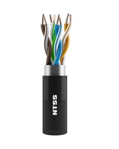NTSS-OUT-UTP4-5Е-PE-BL кат.5E UTP 4 пары 24AWG PE внешний 305м черный. Кабель «витая пара» (LAN) для структурированных систем связи. NTSS в Назрани
