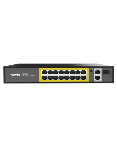 Netis P116GH. Коммутатор сетевой PoE неуправляемый. Netis в Назрани